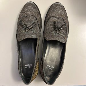 Stuart Weitzman Men’s metallic loafers size 9.5
